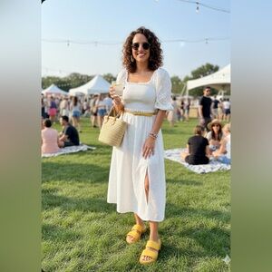 Sorel Bright Yellow Slide Sandals